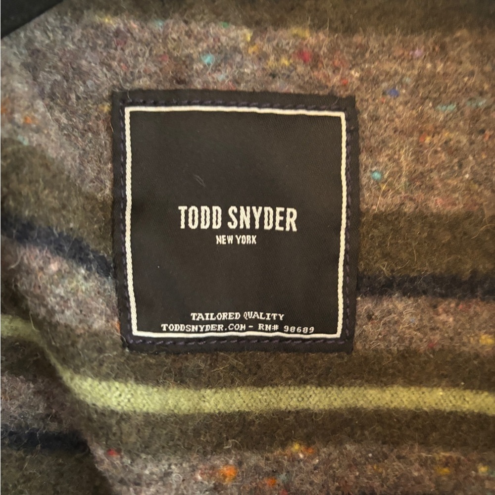 Todd Snyder Indigo Denim Blanket-Lined Workwear Chore Barn Jacket - XL - Picture 5 of 12